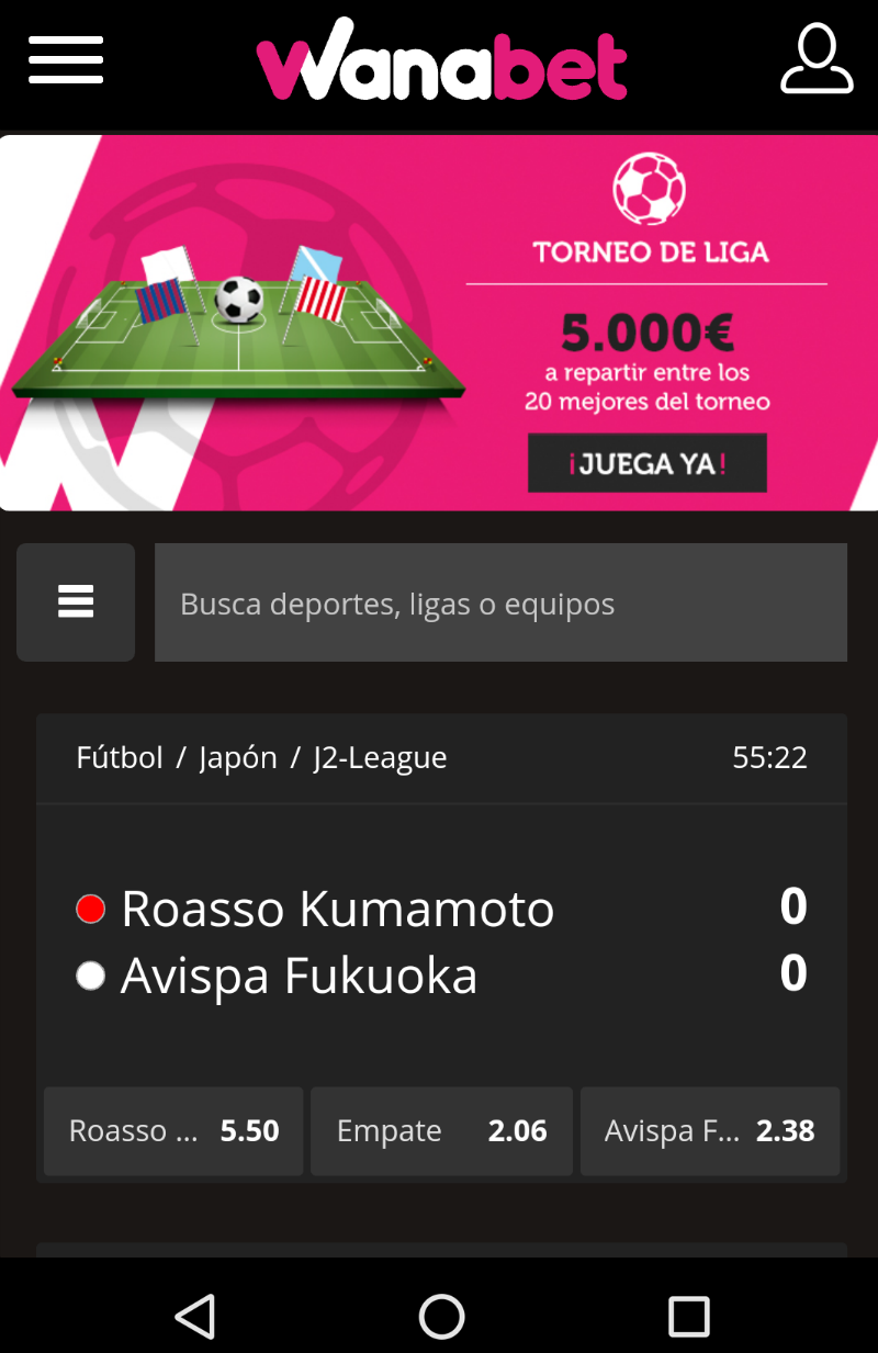 Wanabet app mobile Wanabet app mobile