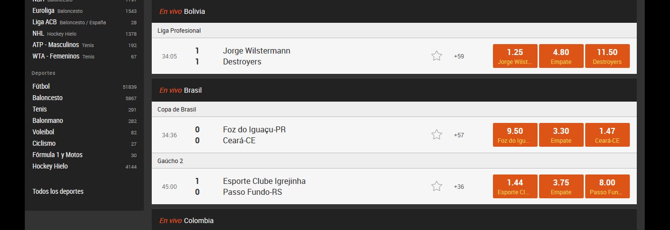 888sport apuestas fútbol directo