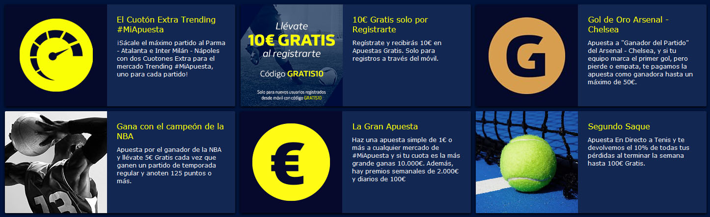 Promociones William Hill