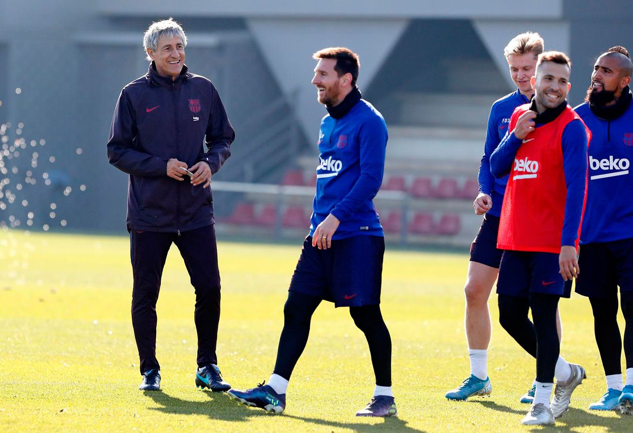 Quique Setién FC Barcelona
