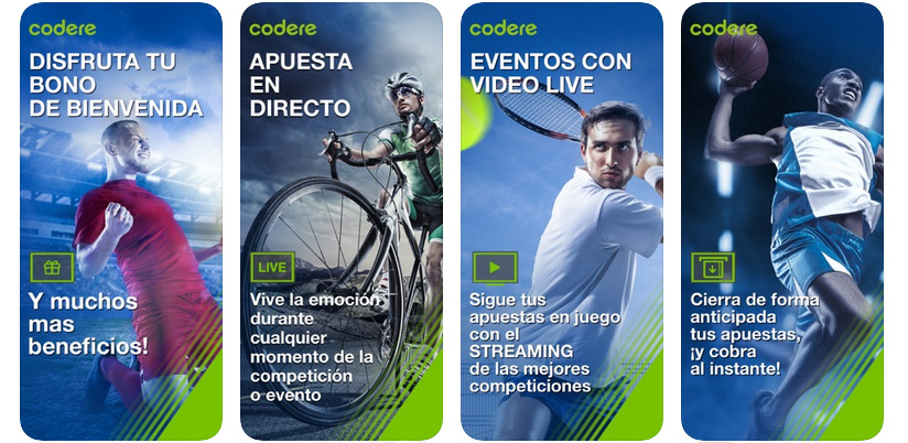 Codere Colombia iPhone