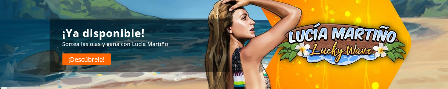 Lucía Martiño Lucky Wave en Betsson casino