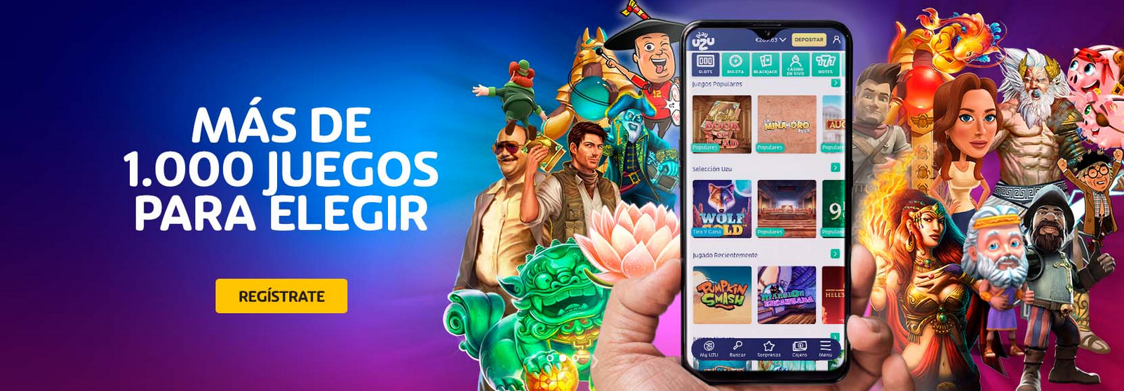 PlayUZU casino juegos