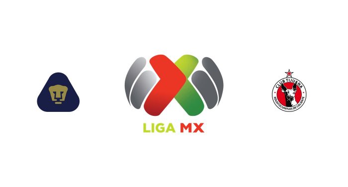 Pumas UNAM vs Club Tijuana Previa, Predicciones y Pronóstico