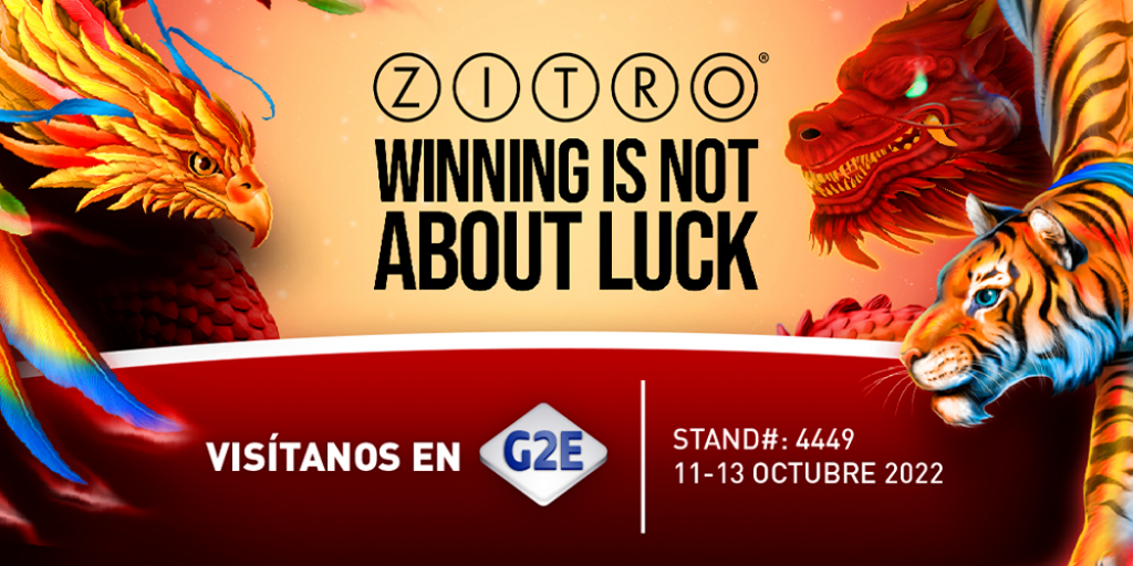 Zitro estará presente en G2E Las Vegas 2022