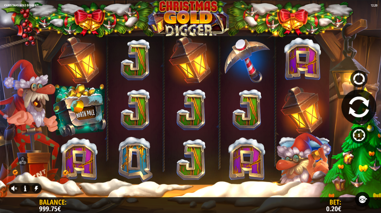 Christmas gold digger tragaperras